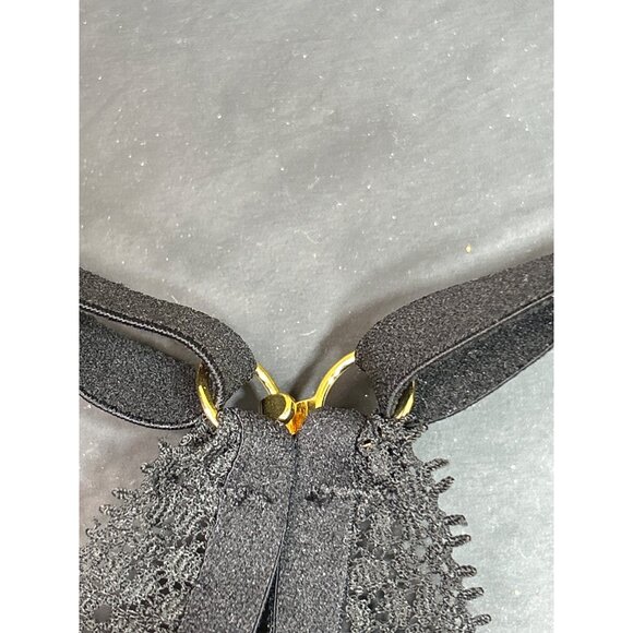 Victorias Secret Incredible Black 32C Padded Underwire Bra W/ Adjustable Straps - Picture 7 of 14